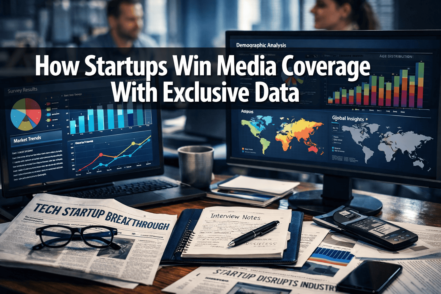 Exclusive Data and Research in Press Releases: How Startups Can Compete Against Established Brands for Media Coverage
