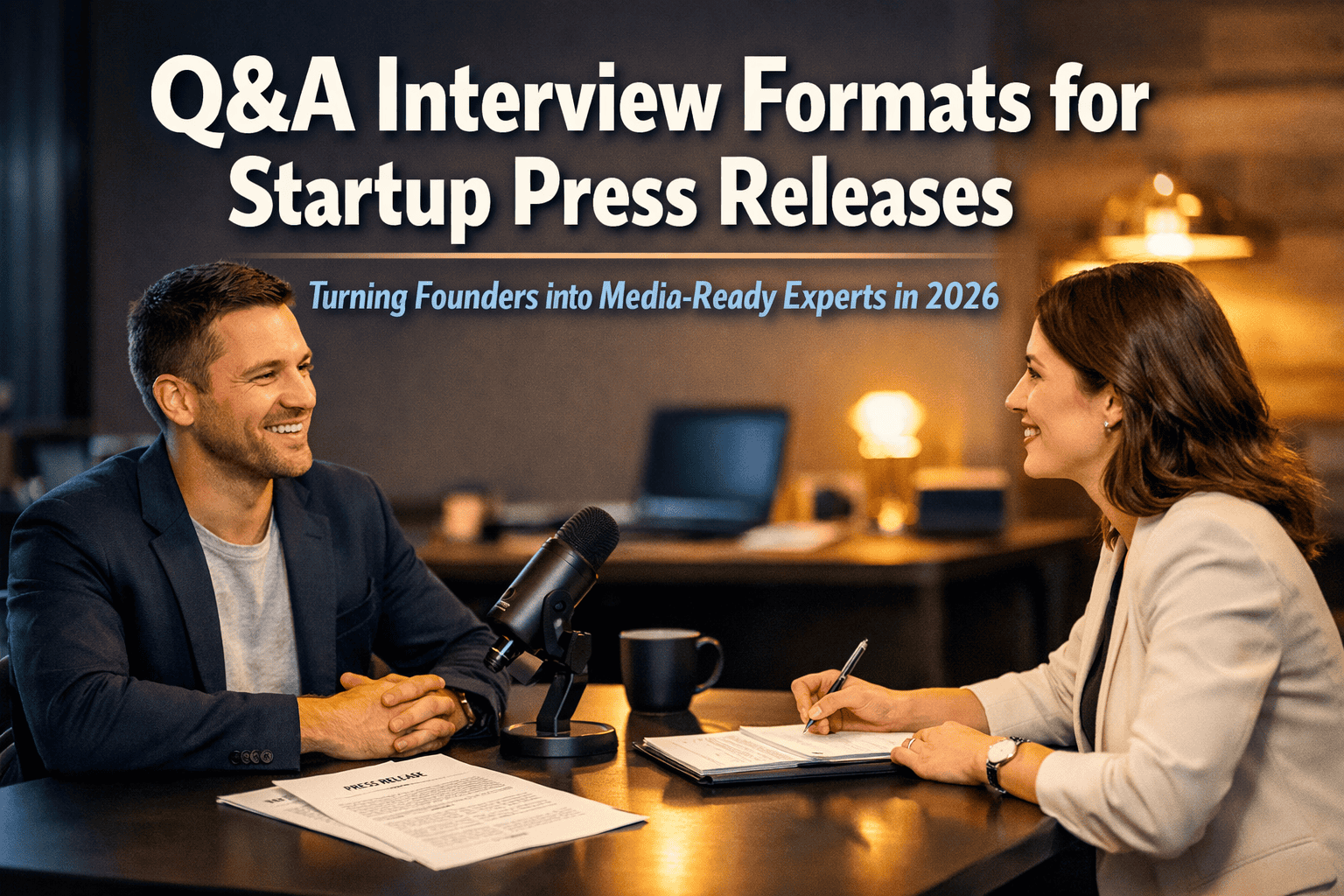 Q&A Interview Formats for Startup Press Releases: Turning Founders into Media-Ready Experts in 2026