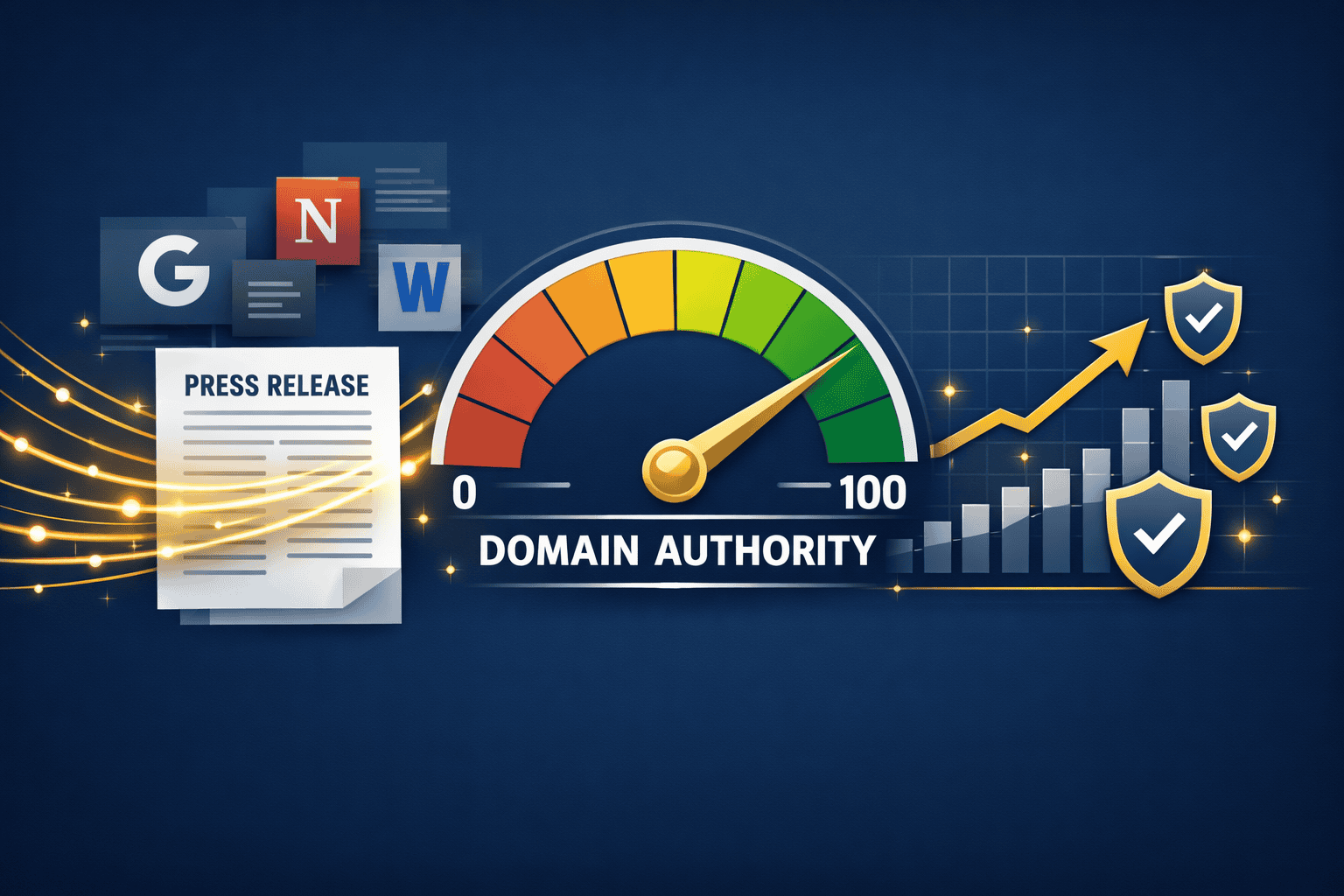 pr backlinks and domain authority visualization