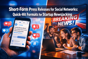 Short-Form Press Release Adaptations for Social Networks: Quick-Hit Formats for Startup Newsjacking and Alerts